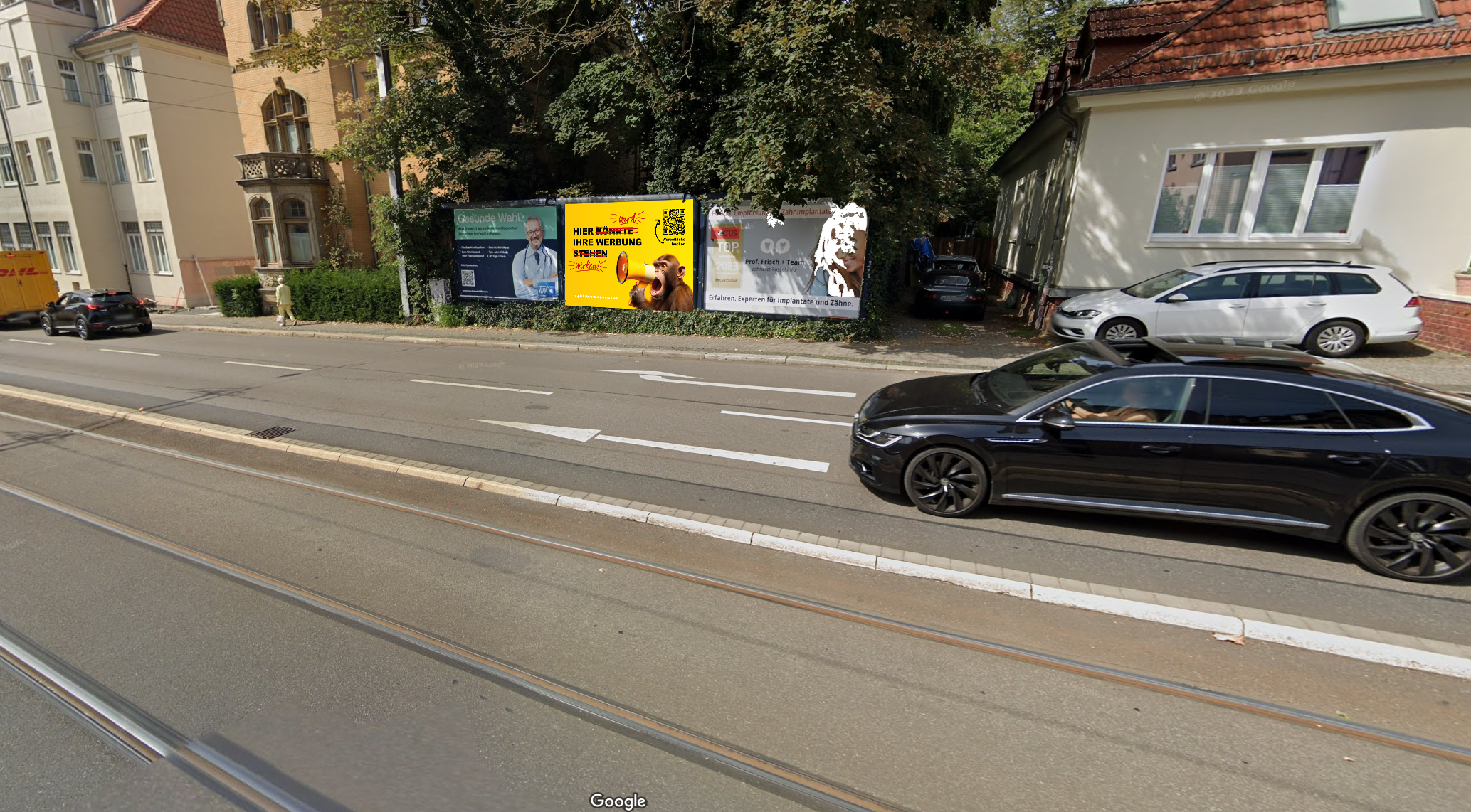 Großflächenplakat Fläche 2,<br>ab 42,75 € / Tag