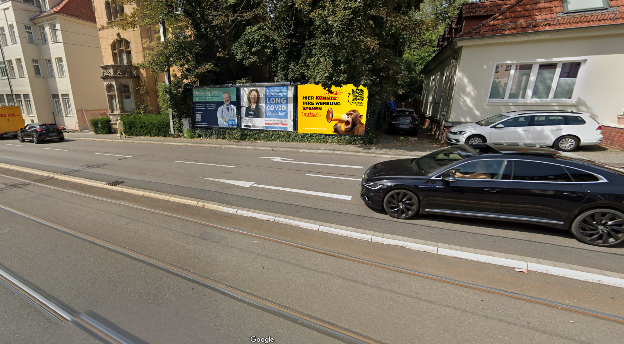 Großflächenplakat Fläche 3,<br>ab 44,47 € / Tag